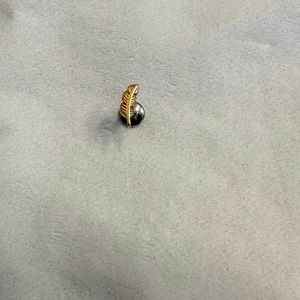 Rose Gold Feather Piercing